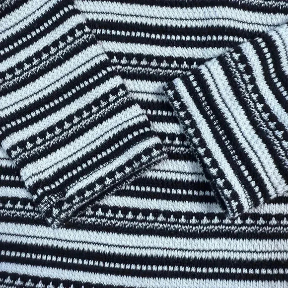 Lucky‎ Brand Henley Long Sleeve Top Womens XL Striped Thermal Textured Knit - Picture 2 of 8